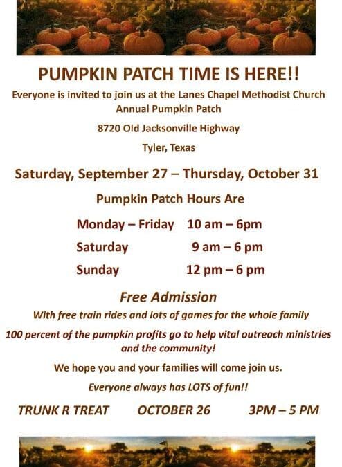 Lanes Chapel Pumpkin Patch