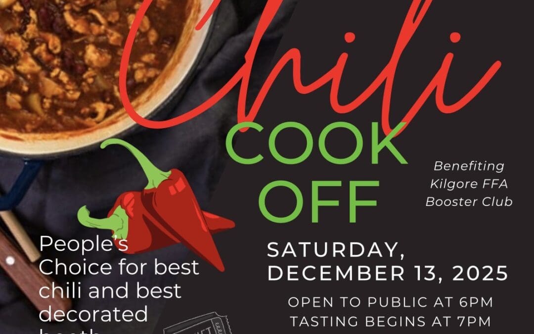 Kilgore FFA 22n Annual Chili Cook-Off
