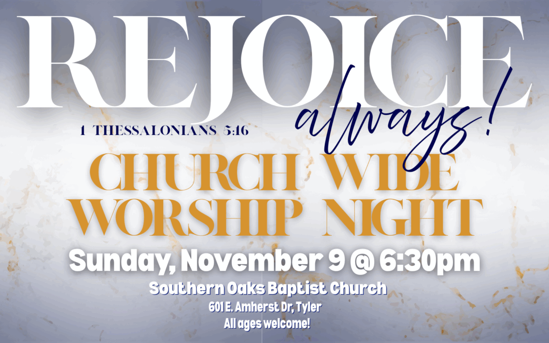 Rejoice Always! Worship Night