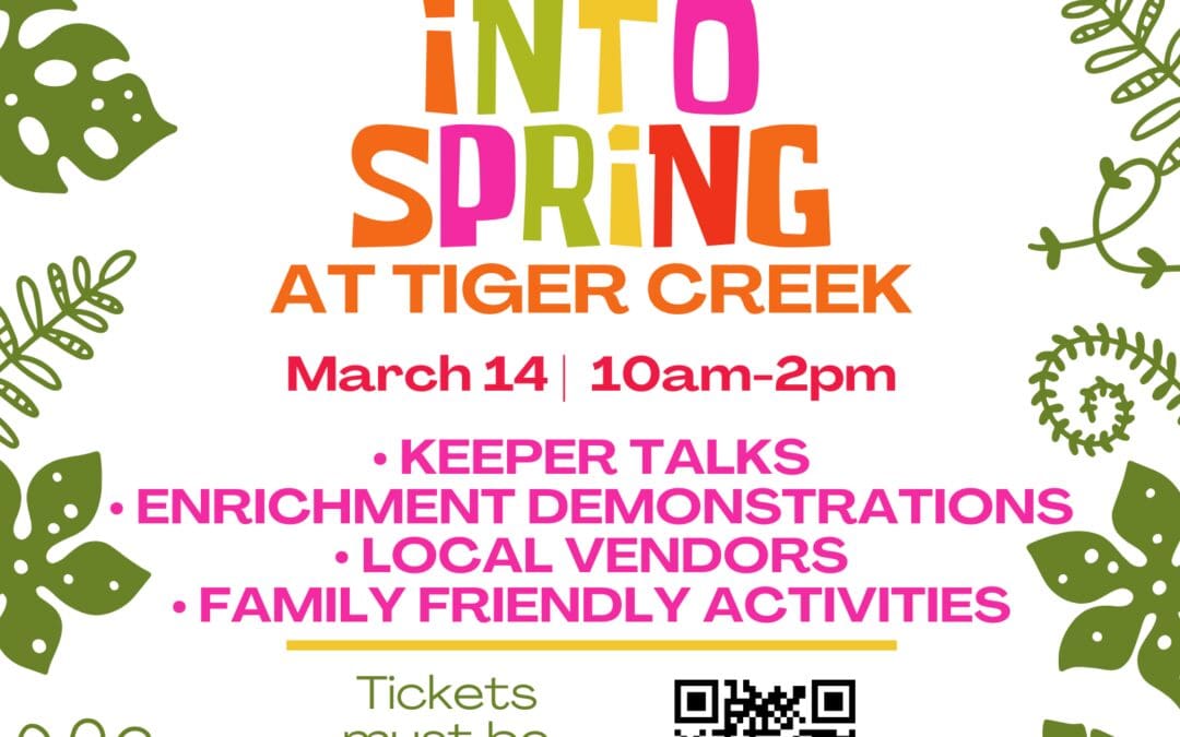 Swing Into Spring at Tiger Creek Animal Sanctuary